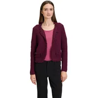 Cartoon Damen Strick-Cardigan mit Fransen Purple Potion,34 - 34