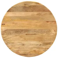 VidaXL Esstisch Ø110x78 cm Massivholz Mango und Stahl -