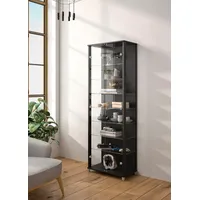 Fif Möbel Vitrine »Optima«, Standvitrine, 2 Glastüren, 7 Böden,