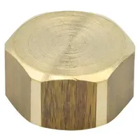 GENERAL FITTINGS - Messing Kappe Endkappe Verschlusskappe 3/8 Zoll