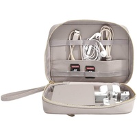Stackers Ladegerät und Kopfhörer Etui Taupe