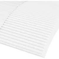 VidaXL Schaumstoffmatratze Weiß 160x220 cm Härtegrad H2 H3