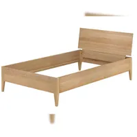 Erst-Holz Einzelbett Metallfrei 120 x 200 Massives Buchenholz konische