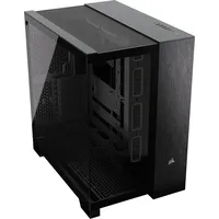 Corsair Zwei-Kammer PC Gehäuse 6500X Mid-Tower Schwarz/Obsidian Aluminium