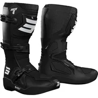 Shot Race 4 Motocross Stiefel, schwarz-weiss, Größe 47 für