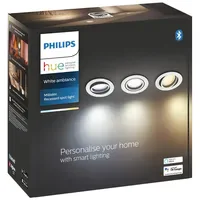 Philips Milliskin 3er Pack rund weiß