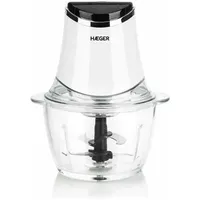 Haeger CH-30W.007A, Zerkleinerer, Schwarz, Weiss, Transparent