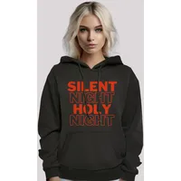 F4NT4STIC Hoodie Weihnachten silent night holy night schwarz XL