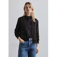 STREET ONE Damen A212259 Satin-Blouson, Black, 34