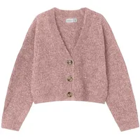 NAME IT Holly Boxy Short Strickjacke Deauville Mauve 9-10
