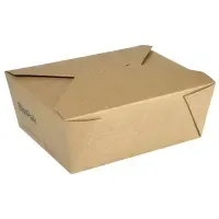 Biopak DUNI Bio Box, medium, 1000 ml Braun