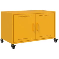 VidaXL TV-Schrank Senfgelb 68x39x43,5 cm Kaltgewalzter Stahl