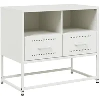 VidaXL TV-Schrank Weiß 68x39x60,5 cm Stahl
