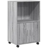 VidaXL Rollschrank Grau Sonoma 55x40x91 cm Holzwerkstoff