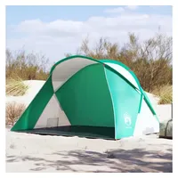 VidaXL Strandzelt 2 Personen Seegrün Pop-Up Wasserdicht