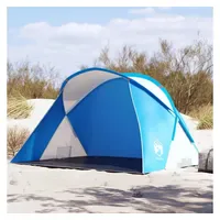 VidaXL Strandzelt 2 Personen Azurblau Pop-Up Wasserdicht