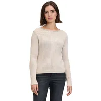 Betty & Co Grobstrick-Pullover mit Lurexfaden", in beige, |