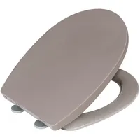 Wenko Premium WC-Sitz Tilos aus recyclebarem Thermoplast - Taupe,