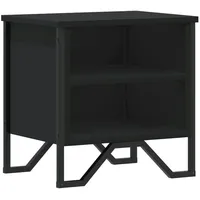 VidaXL Nachttisch Schwarz 40x30x40 cm Holzwerkstoff
