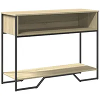 VidaXL Konsolentisch Sonoma-Eiche 100x35x74,5 cm Holzwerkstoff