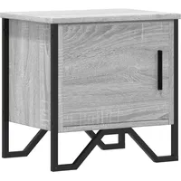 VidaXL Nachttisch Grau Sonoma 40x30x40 cm Holzwerkstoff