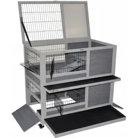 Nanook shop Nanook Indoor Kleintierstall Belinda grau 90 x