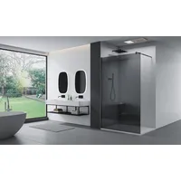 Bernstein Duschabtrennung Walk-In Nano EX101 - Graues Glas -