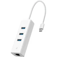 TP-Link UE330C USB Type-C 3-Port Hub mit Gigabit-LAN-Adapter, 3