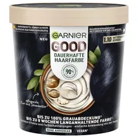 Garnier GOOD Dauerhafte Haarfarbe 1.10 Mitternachts-Schwarz – Coloration ohne