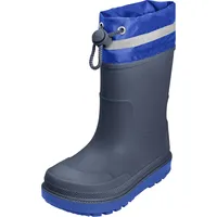Playshoes Regenstiefel Unisex Kinder Gummistiefel, Marine 27