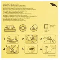 BESTWAY Selbstklebende Reparaturflicken 6,5 x 6,5 cm, 10 Stück