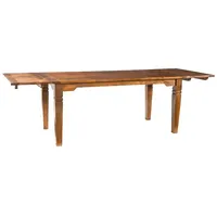 Massivmoebel24 Esstisch mit Ansteckplatten Akazie 90x90x76, ausziehbar auf 130x90x76