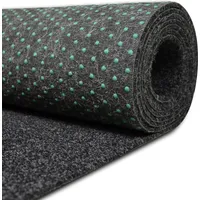 MDEKOR Kunstrasenteppich Outdoor 400 x 100 cm Anthra 900