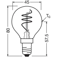 Osram Vintage 1906 Classic ist eine warmweiße LED-Lampe mit