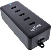 InLine InLine® 5-Port USB-C PowerHub, Ladegerät-Erweiterung, 100W