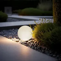 Smartwares LED Solar-Kugelleuchte OSL-50015 weiß Ø 30 cm RGBW