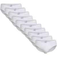 Götzburg Slip unifarben weiß M 10er Pack