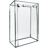 Relaxdays Foliengewächshaus Kunststoff Grün PE 0,50 m2