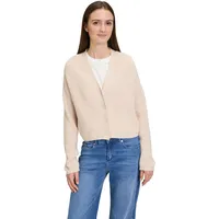 Cartoon Basic-Strickjacke mit V-Ausschnitt Beige,42 | 42