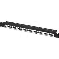 Logilink NK4065 - 19'' Patchpanel für 24x Keystone, 1HE,