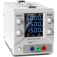 Peaktech 6170 - Labornetzteil 0-60 V / 0-2,5 A