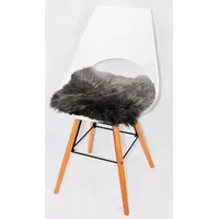 Heitmann-Felle Stuhlkissen HEITMANN FELLE "Lamm, Sitzauflage eckig", grau (taupe,