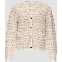 S.Oliver BLACK LABEL Cardigan in Boucléoptik Damen, Rosa, 36
