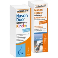 Ratiopharm Nasensp Erw + NasenDuo Kind 1 Set