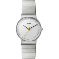 Braun Ladies Slim 3-Hand Analogue Quartz Watch, White Dial