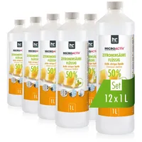 Höfer Chemie Zitronensäure 50% flüssig Entkalker 12 x 1