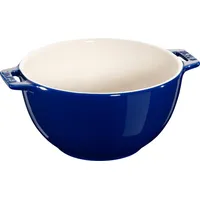 Staub Schüssel, Keramik blau