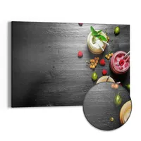 Deqori Metall Magnettafel | 60x40 cm cm groß |