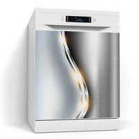Deqori Magnetfolie für Spülmaschine 60x60 cm | Motiv Elegantes