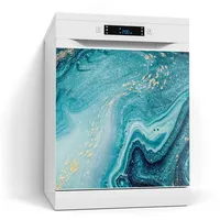 Deqori Magnetfolie für Spülmaschine 60x60 cm | Motiv Meer
